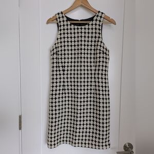 Pim & Larkin Black and White Sleeveless Dress